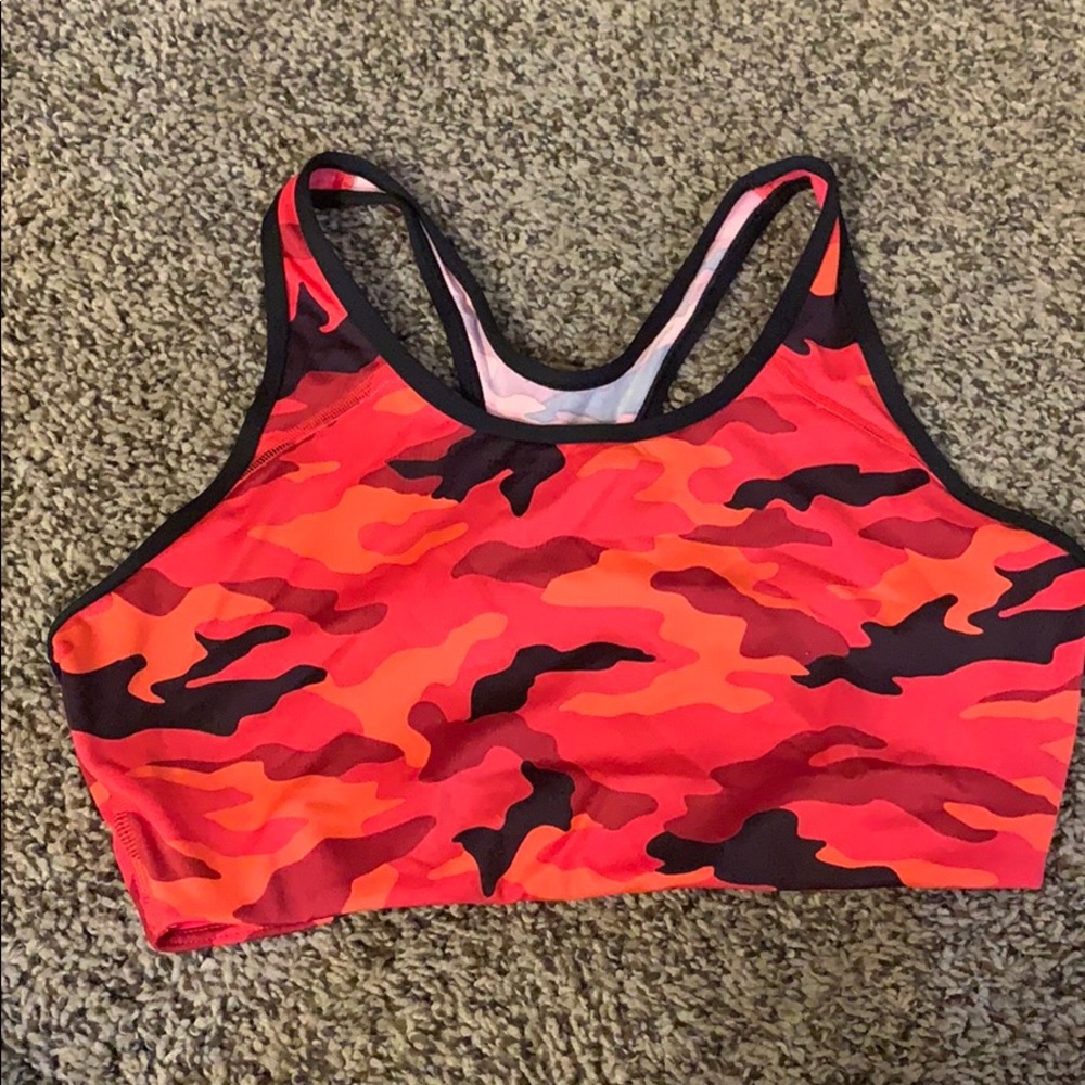 PINK Victoria secret camo sports bra